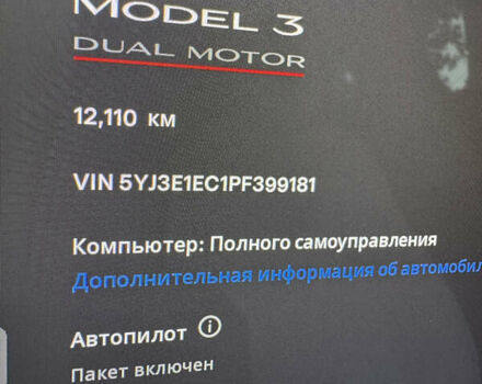 Білий Тесла Модель 3, об'ємом двигуна 0 л та пробігом 12 тис. км за 30000 $, фото 14 на Automoto.ua