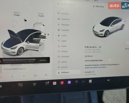 Тесла Модель 3 2022 у Києві на Automoto.ua Білий Тесла Модель 3, об'ємом двигуна 0 л та пробігом 54 тис. км за 13910 $, фото 14 на Automoto.ua