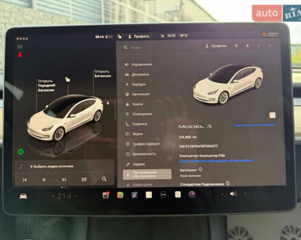 Белый Тесла Модель 3, объемом двигателя 0 л и пробегом 214 тыс. км за 16300 $, фото 13 на Automoto.ua