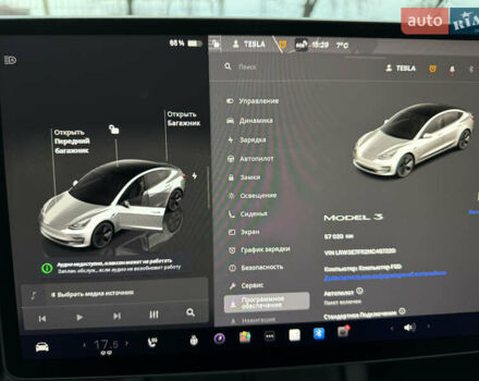 Білий Тесла Модель 3, об'ємом двигуна 0 л та пробігом 55 тис. км за 20200 $, фото 13 на Automoto.ua