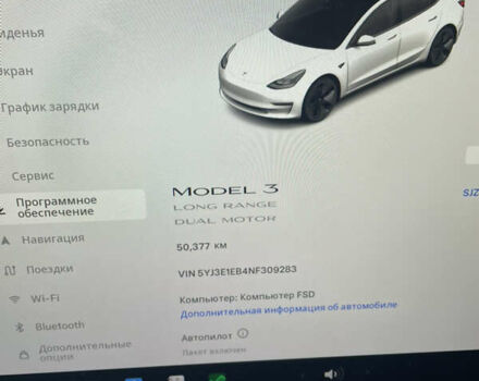 Білий Тесла Модель 3, об'ємом двигуна 0 л та пробігом 50 тис. км за 22900 $, фото 8 на Automoto.ua