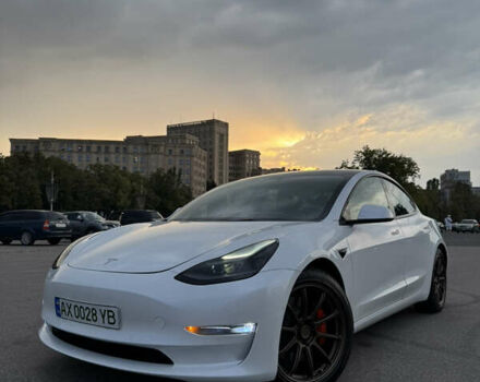 Белый Тесла Модель 3, объемом двигателя 0 л и пробегом 41 тыс. км за 25000 $, фото 1 на Automoto.ua