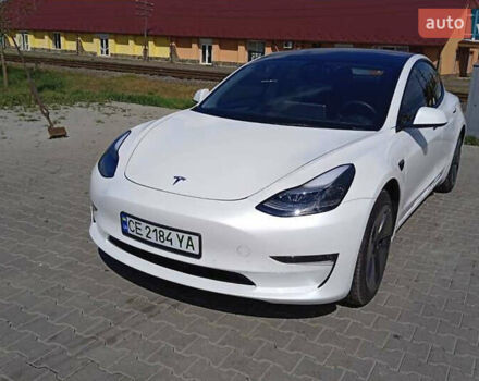 Белый Тесла Модель 3, объемом двигателя 0 л и пробегом 40 тыс. км за 22500 $, фото 1 на Automoto.ua