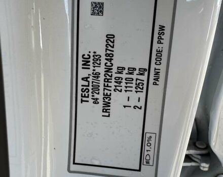 Белый Тесла Модель 3, объемом двигателя 0 л и пробегом 56 тыс. км за 20877 $, фото 10 на Automoto.ua