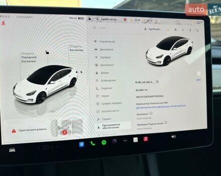 Белый Тесла Модель 3, объемом двигателя 0 л и пробегом 64 тыс. км за 20999 $, фото 11 на Automoto.ua