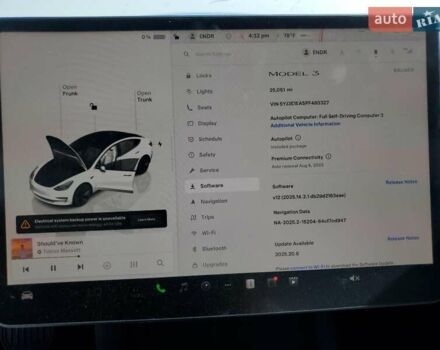 Белый Тесла Модель 3, объемом двигателя 0 л и пробегом 42 тыс. км за 11200 $, фото 8 на Automoto.ua