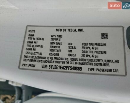 Белый Тесла Модель 3, объемом двигателя 0 л и пробегом 55 тыс. км за 7000 $, фото 12 на Automoto.ua