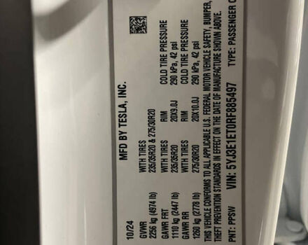 Білий Тесла Модель 3, об'ємом двигуна 0 л та пробігом 10 тис. км за 44900 $, фото 6 на Automoto.ua