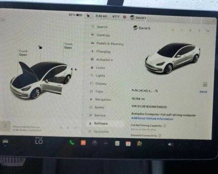Белый Тесла Модель 3, объемом двигателя 0 л и пробегом 16 тыс. км за 12300 $, фото 8 на Automoto.ua