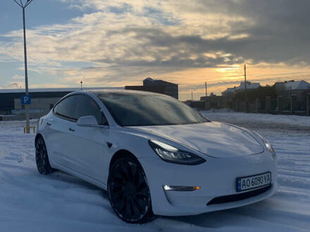 Белый Тесла Модель 3, объемом двигателя 0 л и пробегом 143 тыс. км за 16999 $, фото 1 на Automoto.ua