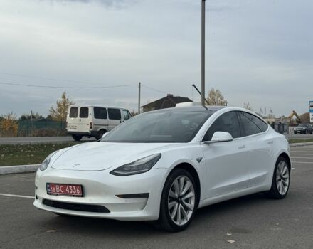 Белый Тесла Модель 3, объемом двигателя 0 л и пробегом 166 тыс. км за 14400 $, фото 1 на Automoto.ua