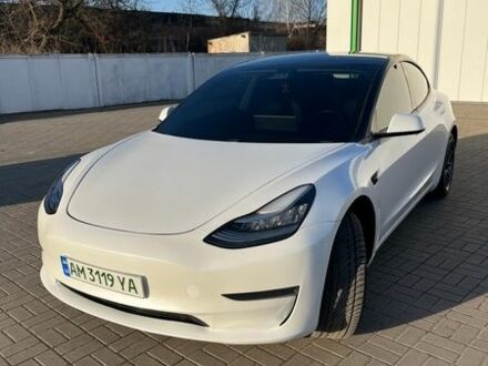 Белый Тесла Модель 3, объемом двигателя 0 л и пробегом 155 тыс. км за 16300 $, фото 1 на Automoto.ua