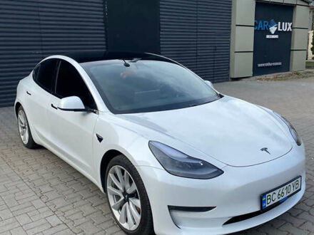 Белый Тесла Модель 3, объемом двигателя 0 л и пробегом 86 тыс. км за 21500 $, фото 1 на Automoto.ua