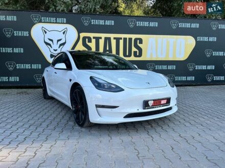 Белый Тесла Модель 3, объемом двигателя 0 л и пробегом 158 тыс. км за 15300 $, фото 1 на Automoto.ua