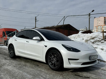 Белый Тесла Модель 3, объемом двигателя 0 л и пробегом 91 тыс. км за 16700 $, фото 1 на Automoto.ua