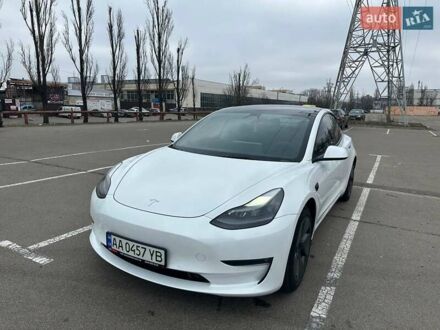 Белый Тесла Модель 3, объемом двигателя 0 л и пробегом 58 тыс. км за 26999 $, фото 1 на Automoto.ua