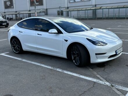 Белый Тесла Модель 3, объемом двигателя 0 л и пробегом 73 тыс. км за 16600 $, фото 1 на Automoto.ua