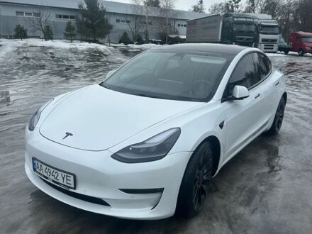 Белый Тесла Модель 3, объемом двигателя 0 л и пробегом 118 тыс. км за 21500 $, фото 1 на Automoto.ua
