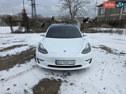 Белый Тесла Модель 3, объемом двигателя 0 л и пробегом 46 тыс. км за 24800 $, фото 1 на Automoto.ua