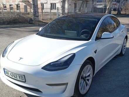 Белый Тесла Модель 3, объемом двигателя 0 л и пробегом 56 тыс. км за 22190 $, фото 1 на Automoto.ua
