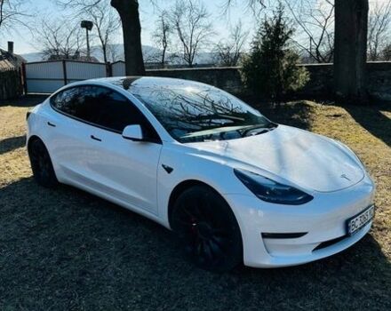 Белый Тесла Модель 3, объемом двигателя 0 л и пробегом 87 тыс. км за 23500 $, фото 1 на Automoto.ua
