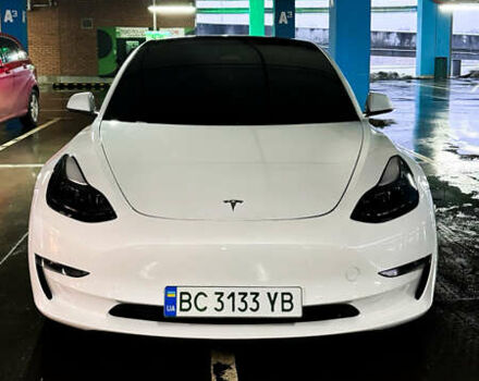 Белый Тесла Модель 3, объемом двигателя 0 л и пробегом 55 тыс. км за 22500 $, фото 1 на Automoto.ua