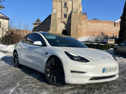 Белый Тесла Модель 3, объемом двигателя 0 л и пробегом 78 тыс. км за 26200 $, фото 1 на Automoto.ua