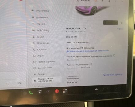 Черный Тесла Модель 3, объемом двигателя 0 л и пробегом 265 тыс. км за 14937 $, фото 14 на Automoto.ua