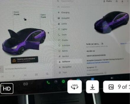 Тесла Модель 3 2019 в Синельниковом на Automoto.ua Черный Тесла Модель 3, объемом двигателя 0 л и пробегом 77 тыс. км за 12700 $, фото 7 на Automoto.ua