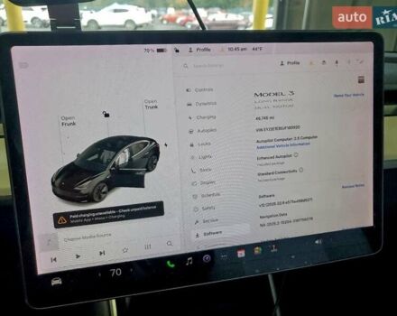 Черный Тесла Модель 3, объемом двигателя 0 л и пробегом 75 тыс. км за 5400 $, фото 8 на Automoto.ua