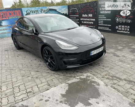 Черный Тесла Модель 3, объемом двигателя 0 л и пробегом 95 тыс. км за 23000 $, фото 2 на Automoto.ua