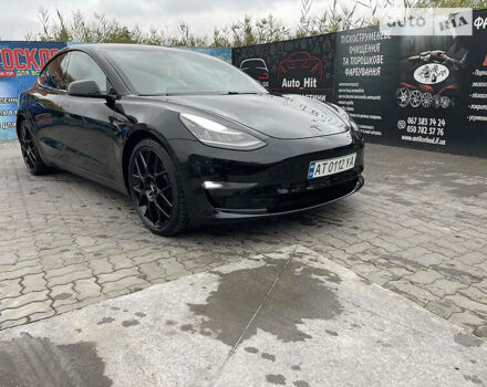 Черный Тесла Модель 3, объемом двигателя 0 л и пробегом 95 тыс. км за 23000 $, фото 1 на Automoto.ua
