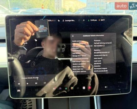 Черный Тесла Модель 3, объемом двигателя 0 л и пробегом 255 тыс. км за 12500 $, фото 9 на Automoto.ua