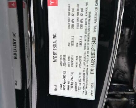 Черный Тесла Модель 3, объемом двигателя 0 л и пробегом 73 тыс. км за 17999 $, фото 26 на Automoto.ua