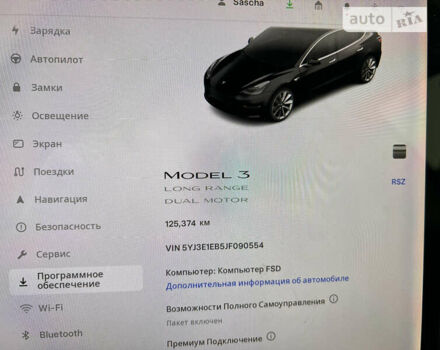 Черный Тесла Модель 3, объемом двигателя 0 л и пробегом 125 тыс. км за 19300 $, фото 11 на Automoto.ua
