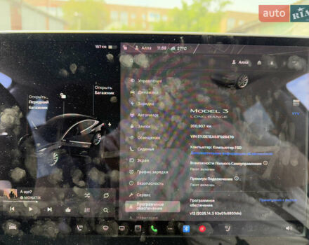 Черный Тесла Модель 3, объемом двигателя 0 л и пробегом 201 тыс. км за 21900 $, фото 2 на Automoto.ua