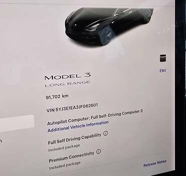 Черный Тесла Модель 3, объемом двигателя 0 л и пробегом 91 тыс. км за 15500 $, фото 9 на Automoto.ua