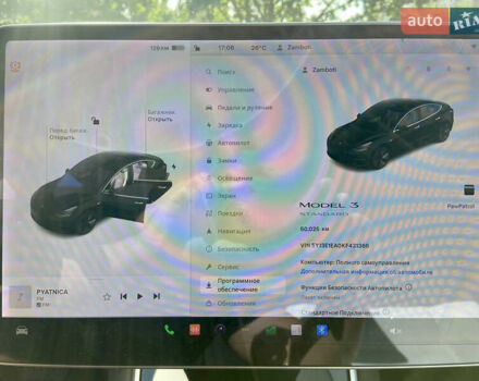 Тесла Модель 3 2019 у Києві на Automoto.ua Чорний Тесла Модель 3, об'ємом двигуна 0 л та пробігом 95 тис. км за 15999 $, фото 16 на Automoto.ua
