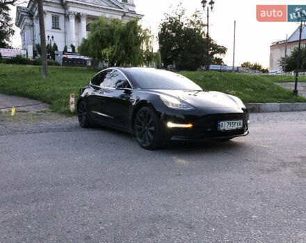 Чорний Тесла Модель 3, об'ємом двигуна 0 л та пробігом 109 тис. км за 21000 $, фото 1 на Automoto.ua