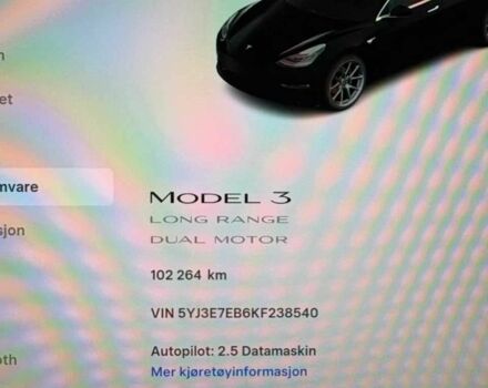 Тесла Модель 3 2019 у Києві на Automoto.ua Чорний Тесла Модель 3, об'ємом двигуна 0 л та пробігом 103 тис. км за 17400 $, фото 9 на Automoto.ua