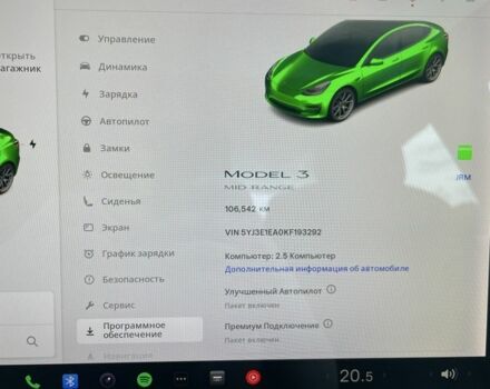 Черный Тесла Модель 3, объемом двигателя 0 л и пробегом 107 тыс. км за 15700 $, фото 5 на Automoto.ua