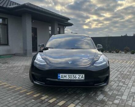 Черный Тесла Модель 3, объемом двигателя 0 л и пробегом 65 тыс. км за 19500 $, фото 1 на Automoto.ua