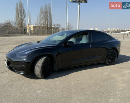 Чорний Тесла Модель 3, об'ємом двигуна 0 л та пробігом 48 тис. км за 21000 $, фото 1 на Automoto.ua