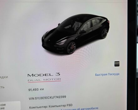 Чорний Тесла Модель 3, об'ємом двигуна 0 л та пробігом 91 тис. км за 20900 $, фото 6 на Automoto.ua