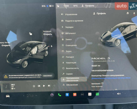 Тесла Модель 3 2020 у Бродах на Automoto.ua Чорний Тесла Модель 3, об'ємом двигуна 0 л та пробігом 69 тис. км за 12500 $, фото 7 на Automoto.ua