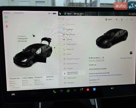 Чорний Тесла Модель 3, об'ємом двигуна 0 л та пробігом 91 тис. км за 21700 $, фото 21 на Automoto.ua