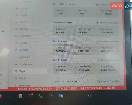 Черный Тесла Модель 3, объемом двигателя 0 л и пробегом 34 тыс. км за 13300 $, фото 10 на Automoto.ua