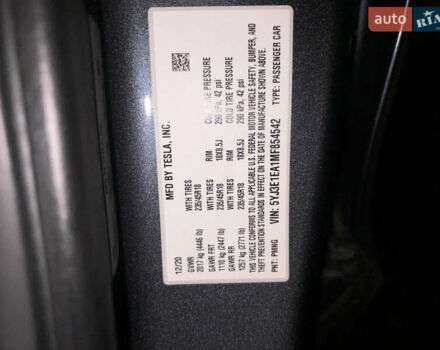 Чорний Тесла Модель 3, об'ємом двигуна 0 л та пробігом 118 тис. км за 16700 $, фото 13 на Automoto.ua