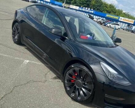 Тесла Модель 3 2022 у Києві на Automoto.ua Чорний Тесла Модель 3, об'ємом двигуна 0 л та пробігом 46 тис. км за 26300 $, фото 1 на Automoto.ua
