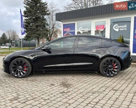 Чорний Тесла Модель 3, об'ємом двигуна 0 л та пробігом 75 тис. км за 27500 $, фото 1 на Automoto.ua